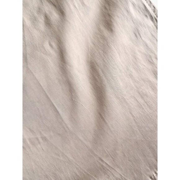 ZARA Beige Satin High Rise Cargo Wide Pants, Size M - Picture 11 of 13